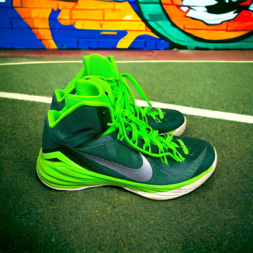 Nike | Hyperdunk | Neon Green | Basketball Shoes | Size 7.5
